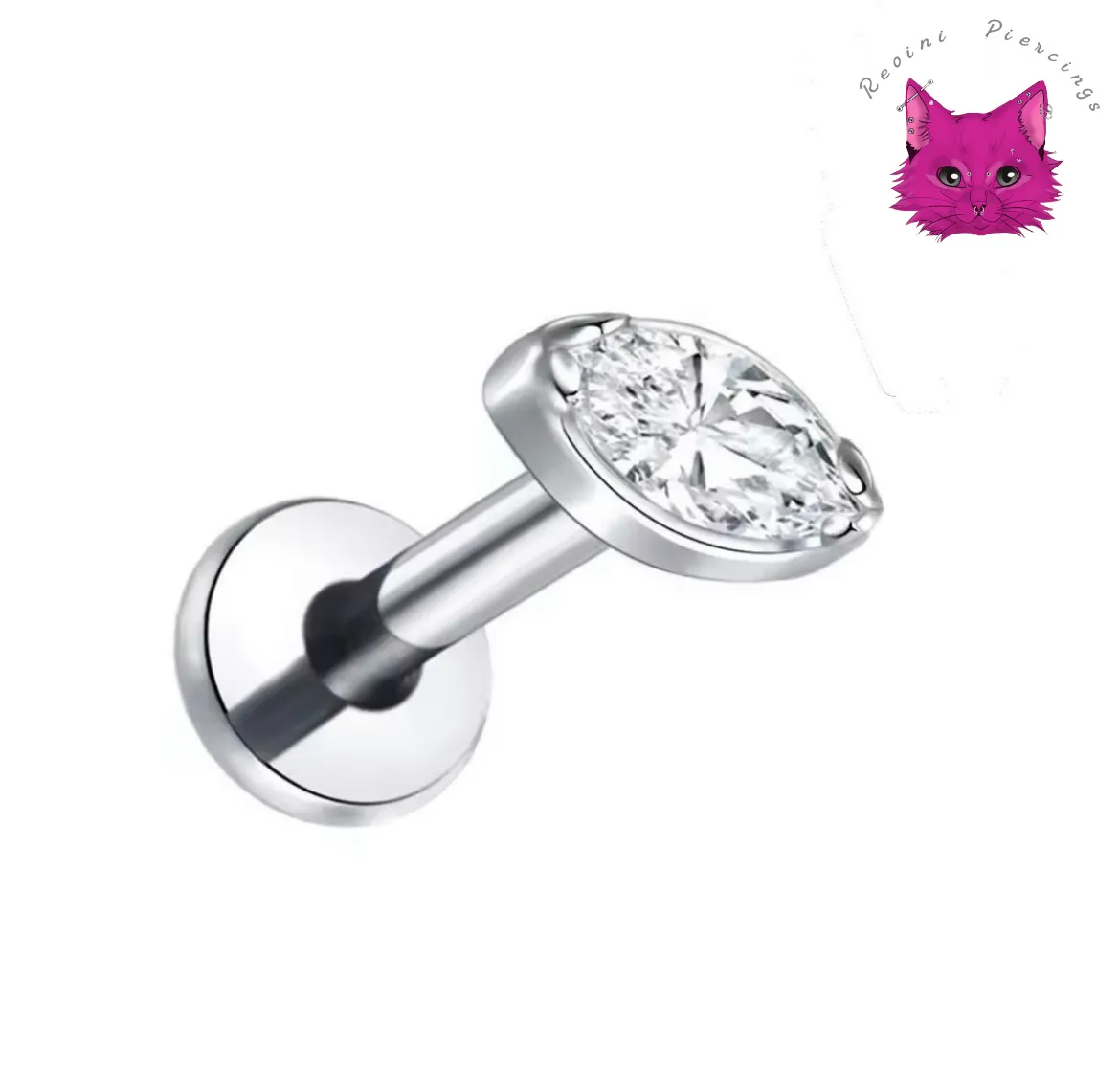 [PJ-DF-TT-S-16-8-C-1] Marquise Plains (Silver)