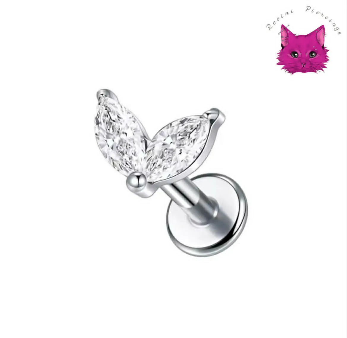 [PJ-DF-TT-S-16-8-C-S-11] Fishtail (Silver, Small)
