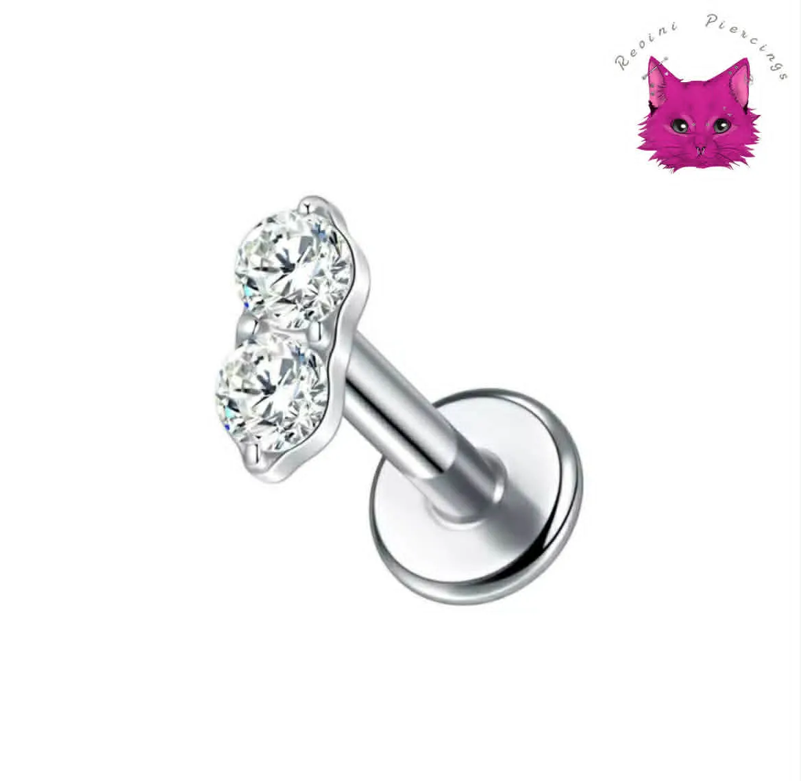 [PJ-DF-TT-S-16-8-C-17] Double Vertical (Silver)