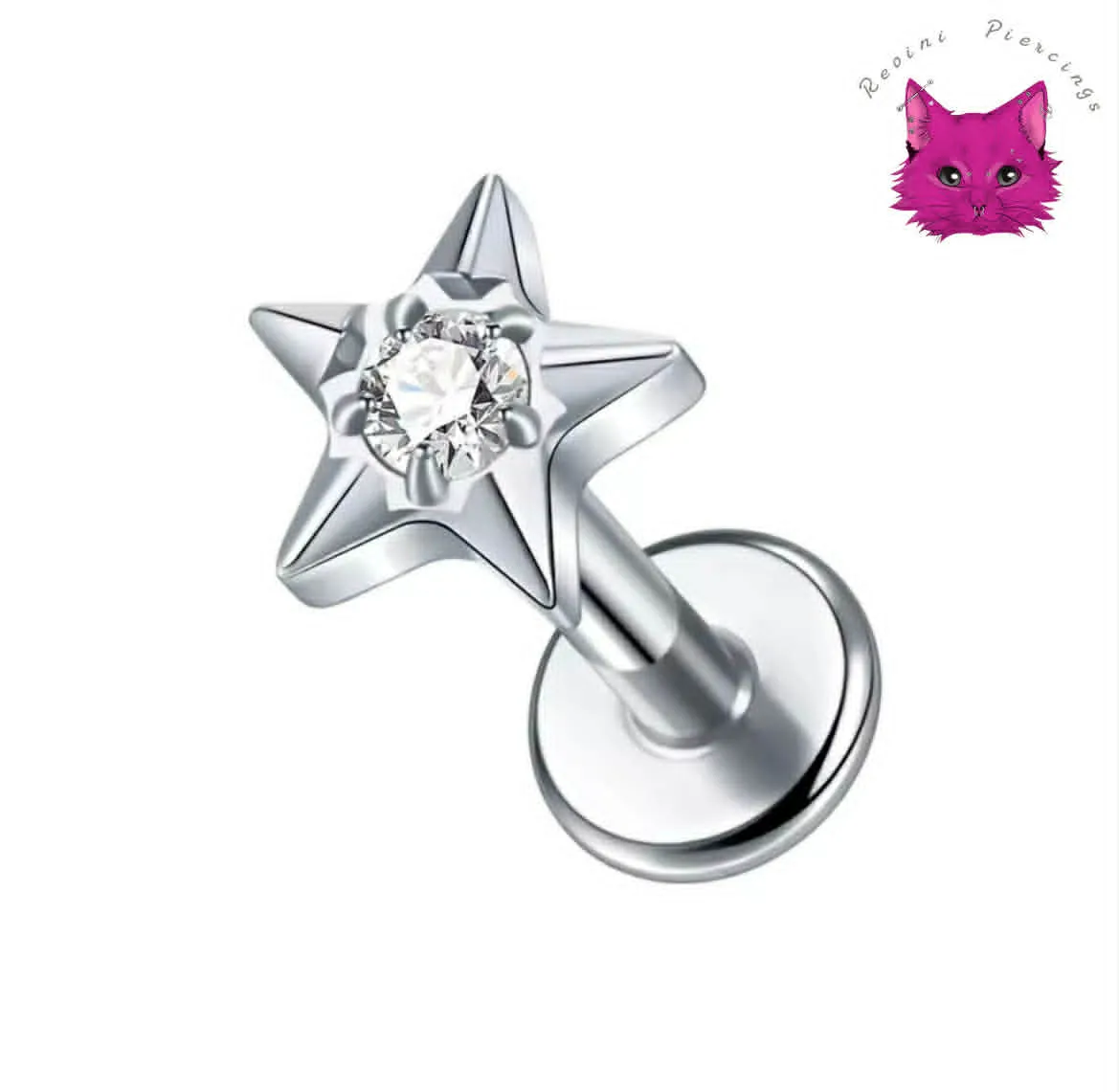[PJ-DF-TT-S-16-8-C-19] Gem Star (Silver)